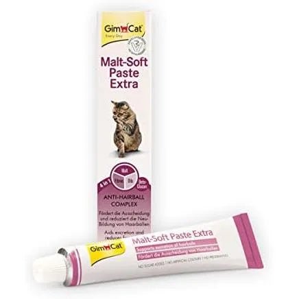 GimCat Malt - Soft Extra, pasta com malte - Anti - Hairball snack para gatos favorece a excreção de bolas de pelo - PetDoctors - Loja Online