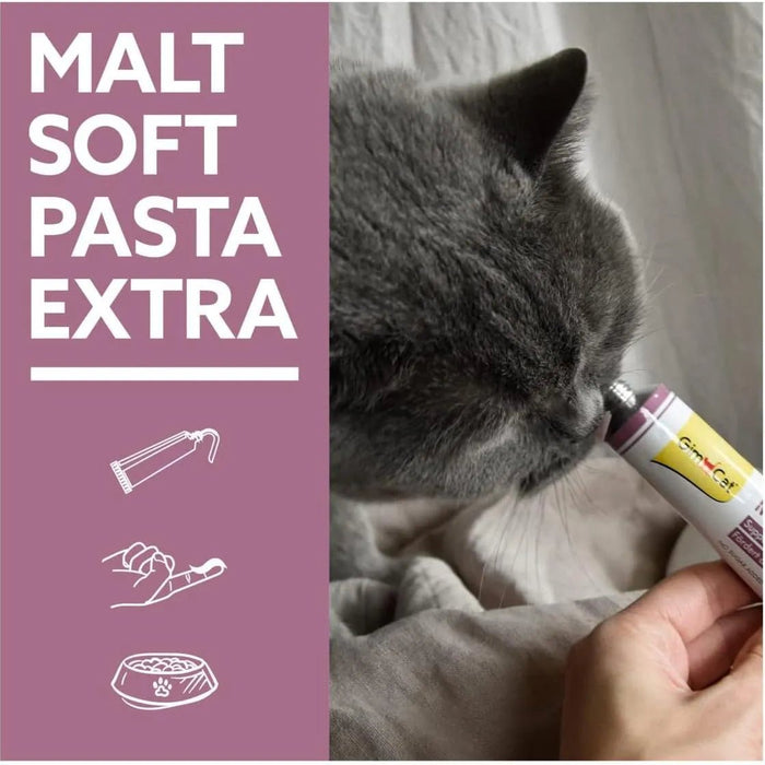 GimCat Malt - Soft Extra, pasta com malte - Anti - Hairball snack para gatos favorece a excreção de bolas de pelo - PetDoctors - Loja Online