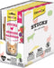 GimCat Superfood Duo - Sticks salmão e manga - lanche macio para mastigar com alto teor de carne e vitaminas - 24 embalagens (24 x 3 sticks = 72 sticks) - PetDoctors - Loja Online