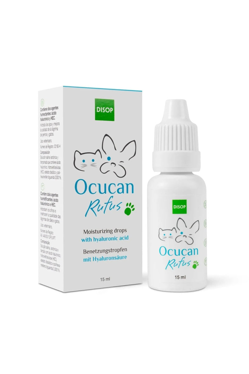 Gotas oculares para cães e gatos - OCUCAN RUFUS GOTAS 15 ml - PetDoctors - Loja Online