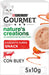 Gourmet Purina Nature's Creations Puree, Snack para Gatos, 11 pacotes de 5 envelopes 10 g = 55 refeições - PetDoctors - Loja Online