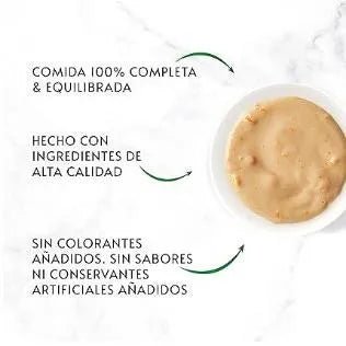Gourmet Purina Nature's Creations Puree, Snack para Gatos, 11 pacotes de 5 envelopes 10 g = 55 refeições - PetDoctors - Loja Online