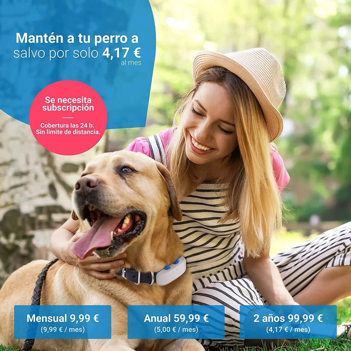 GPS para Coleira para Cães (2021) - Saiba aonde está o seu cão - Localização e Seguimento de Actividade permanente - PetDoctors - Loja Online