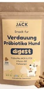 Hello Jack Limpeza natural para mau hálito de cães - até 4 meses de fornecimento - limpa os dentes e ajuda a eliminar o mau hálito do cão - evita o tártaro - PetDoctors - Loja Online