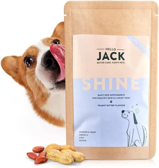 Hello Jack Óleo de salmão para cães - salmão para pêlo brilhante e saudável, Ômega 3 - reduz a dermatite e a comichão, 100% natural - PetDoctors - Loja Online