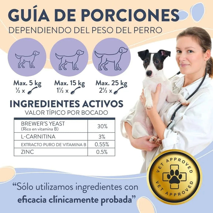 Hello Jack Protect Suplemento diário para cães - guloseimas misturáveis para apoio imunológico, vitalidade e saúde em geral - sabor de manteiga de amendoim - PetDoctors - Loja Online