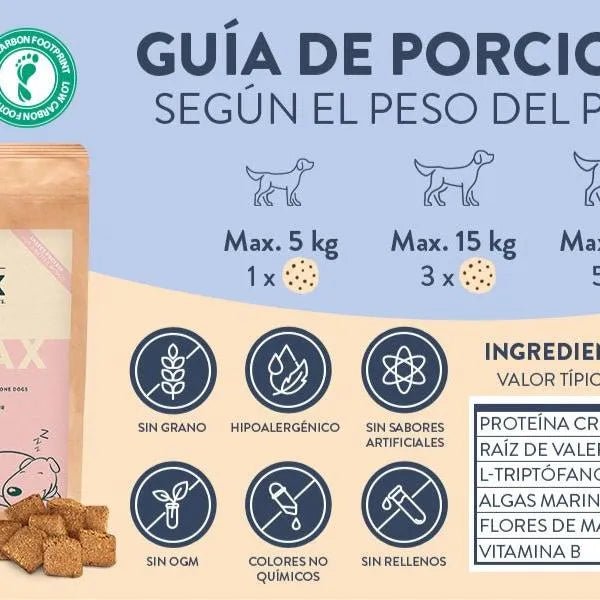Hello Jack Relax Suplemento diário para cães - tranquilizante mastigáveis para cães e cachorros, para aliviar o stress e o equilíbrio emocional - sabor de manteiga de amendoim - PetDoctors - Loja Online