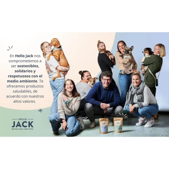 Hello Jack Suplemento para cão mobilidade / movimento (200 g) - para articulações e ossos para cães - condroprotetor cães com mexilhões de lábios verdes, glucosamina, condroitina, açafrão & ômega 3 - PetDoctors - Loja Online