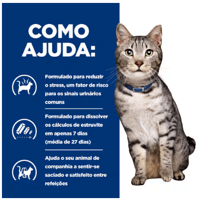 Hill's Feline c/d Multicare Stress + Metabolic alimento para gato 1,5 Kg - PetDoctors - Loja Online