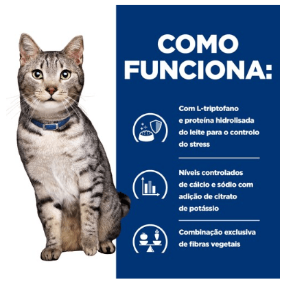 Hill's Feline c/d Multicare Stress + Metabolic alimento para gato 1,5 Kg - PetDoctors - Loja Online