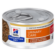 Hill's Prescription Diet c/d Urinary Stress ensopado com frango para gatos em lata com 82 gramas - PetDoctors - Loja Online