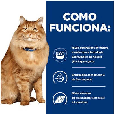 Hill's Prescription Diet k/d + Mobility com frango Ração para Gatos 1,5 Kg - PetDoctors - Loja Online