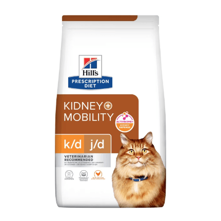 Hill's Prescription Diet k/d + Mobility com frango Ração para Gatos 1,5 Kg - PetDoctors - Loja Online