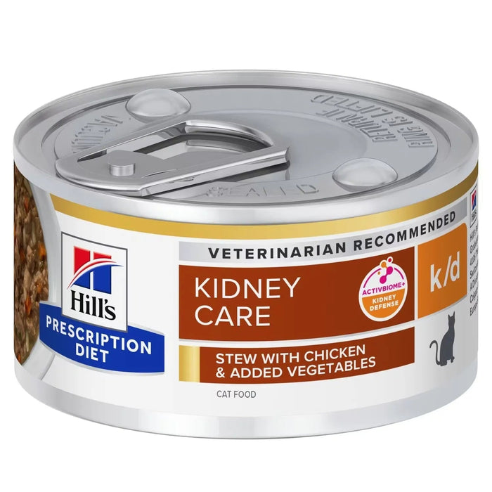 Hill's Prescription Diet k/d Ragout atum e legumes adicionados em lata 82 gramas - PetDoctors - Loja Online