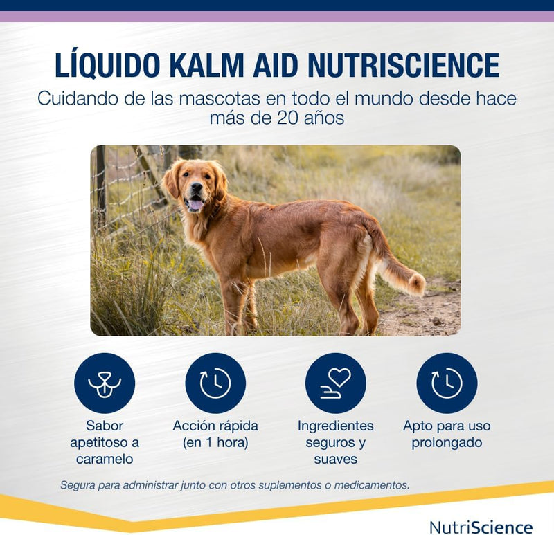 Kalm Aid Cat Gel - Complemento calmante líquido para cães e gatos, 250 ml - PetDoctors - Loja Online