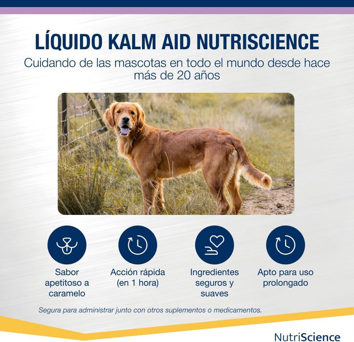 Kalm Aid Cat Gel - Complemento calmante líquido para cães e gatos, 250 ml - PetDoctors - Loja Online