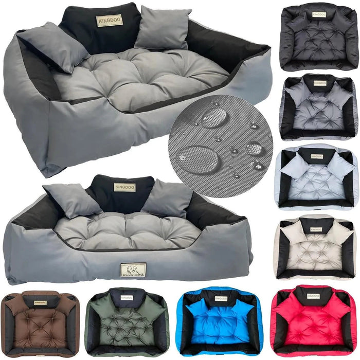 KING DOG BED - Camas de Luxo para Cães, Personalizáveis com nome do Cão, Impermeáveis - PetDoctors - Loja Online