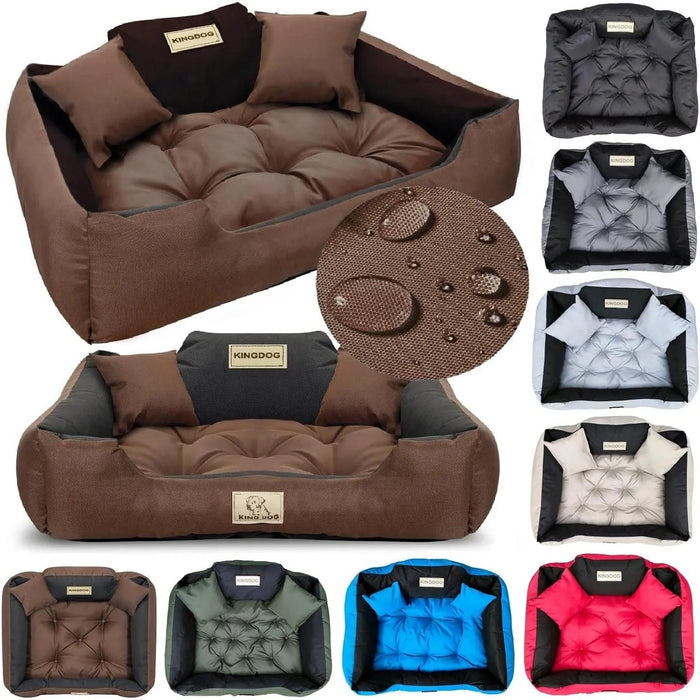 KING DOG BED - Camas de Luxo para Cães, Personalizáveis com nome do Cão, Impermeáveis - PetDoctors - Loja Online