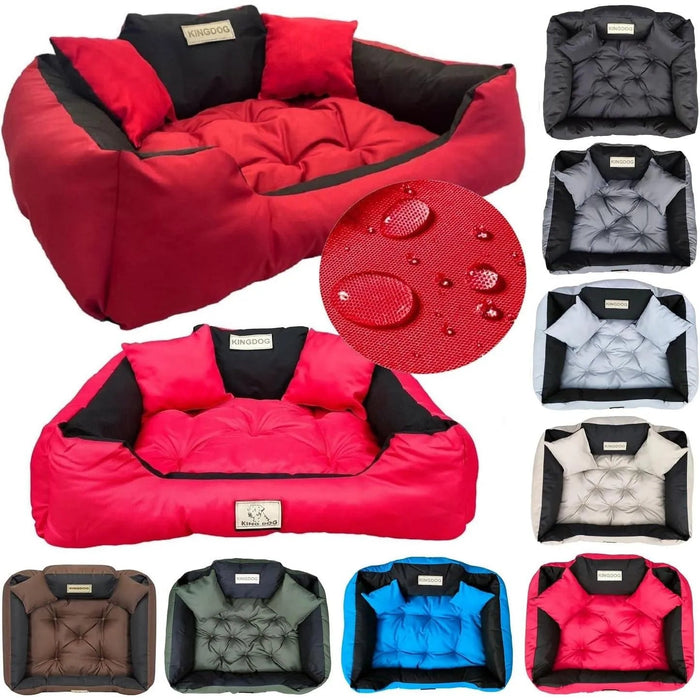 KING DOG BED - Camas de Luxo para Cães, Personalizáveis com nome do Cão, Impermeáveis - PetDoctors - Loja Online