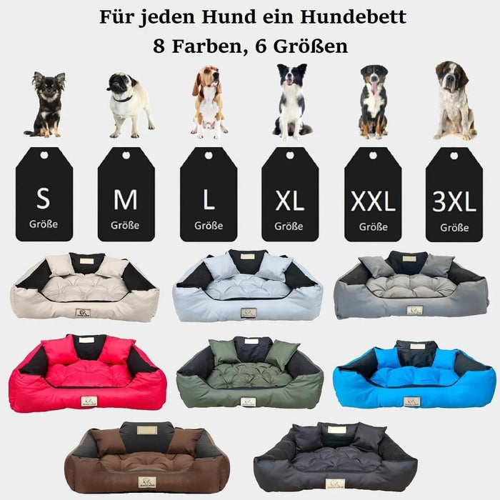 KING DOG BED - Camas de Luxo para Cães, Personalizáveis com nome do Cão, Impermeáveis - PetDoctors - Loja Online