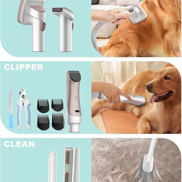 Kit de Tosquia e Higiene do Pêlo, para cães, com aspirador de pêlos, (52 dB) - PetDoctors - Loja Online