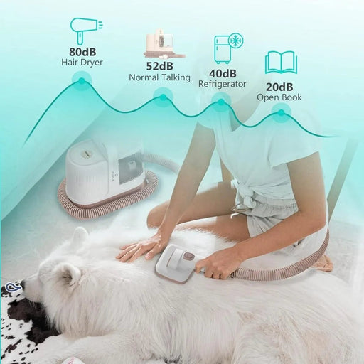 Kit de Tosquia e Higiene do Pêlo, para cães, com aspirador de pêlos, (52 dB) - PetDoctors - Loja Online