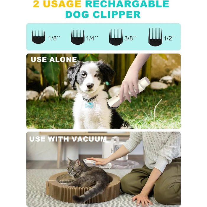 Kit de Tosquia e Higiene do Pêlo, para cães, com aspirador de pêlos, (52 dB) - PetDoctors - Loja Online