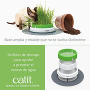 Kit Recarga Germinador para Vaso Erva Gateira (3 Unidades) - PetDoctors - Loja Online