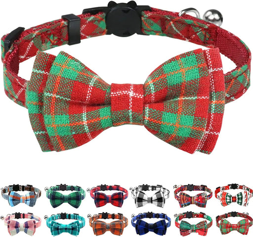 Laços de Natal com gravata - borboleta para gatos ou cães - PetDoctors - Loja Online