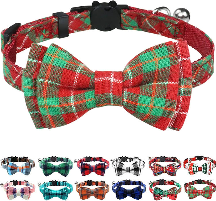Laços de Natal com gravata - borboleta para gatos ou cães - PetDoctors - Loja Online