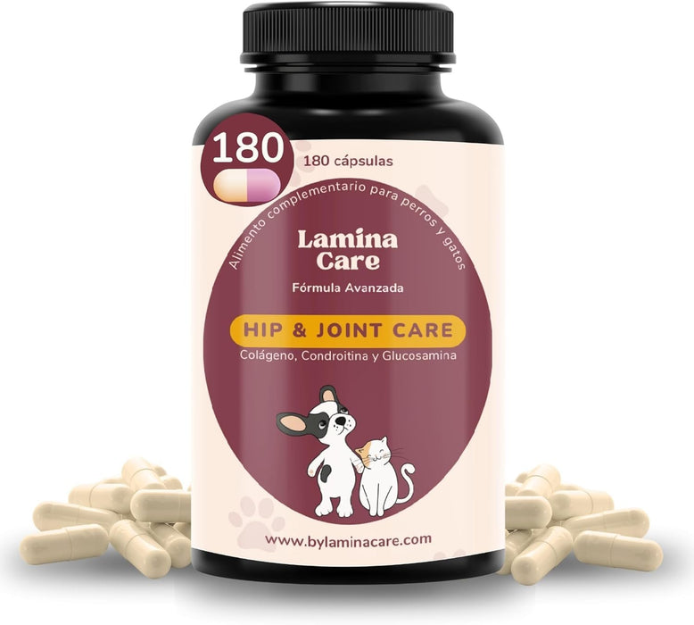 Lamina Care - Condroprotetor cães e gatos para fortalecer as articulações e a anca com glucosamina, colageno para cães, condritiona e mexillon lábios verdes, anti - inflamatório cães e gatos - PetDoctors - Loja Online