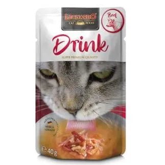 Leonardo - Caldo bebível para gato [20 x 40 gramas pacote múltiplo] | Comida complementar para gatos - PetDoctors - Loja Online