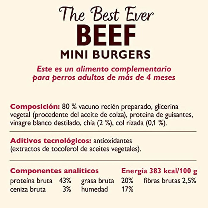 Lily's Kitchen - Os melhores mini Burgers de todos os tempos para cão - 8 pacotes de 70 gramas (560 gr) - PetDoctors - Loja Online
