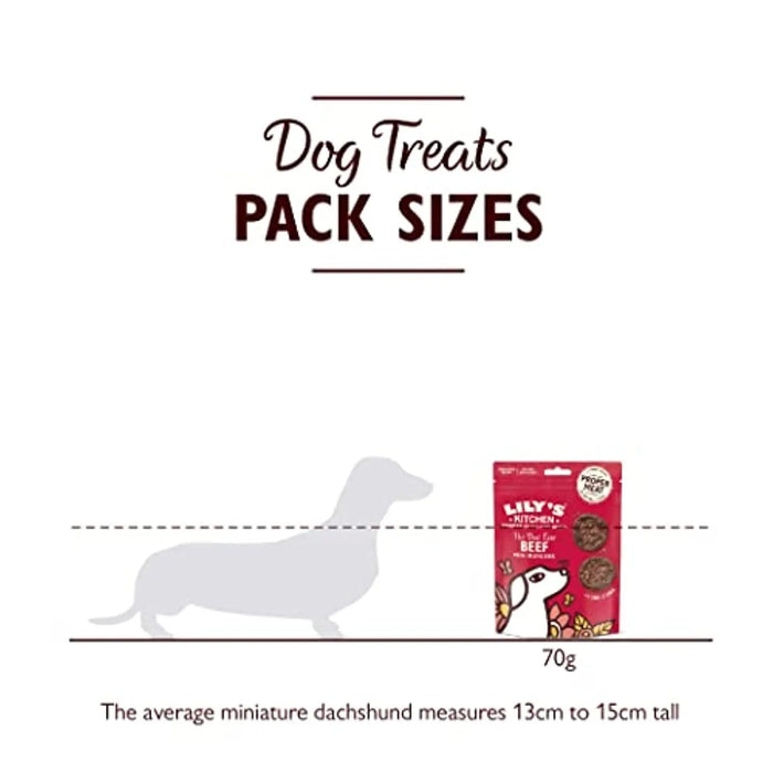 Lily's Kitchen - Os melhores mini Burgers de todos os tempos para cão - 8 pacotes de 70 gramas (560 gr) - PetDoctors - Loja Online