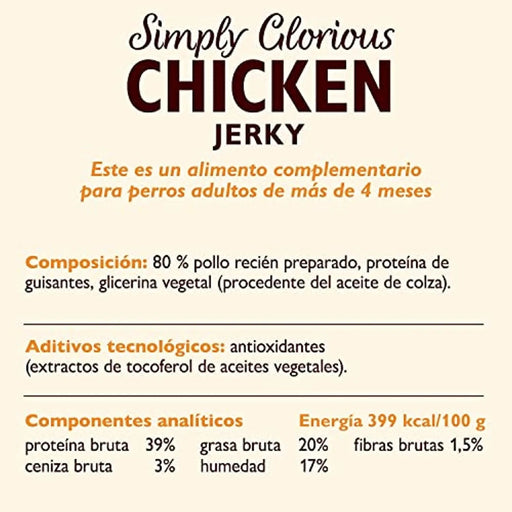 Lily's Kitchen Pedaços de Frango, caseiros, simples e deliciosos para cão - 8 pacotes de 70 gramas (560 gr) - PetDoctors - Loja Online