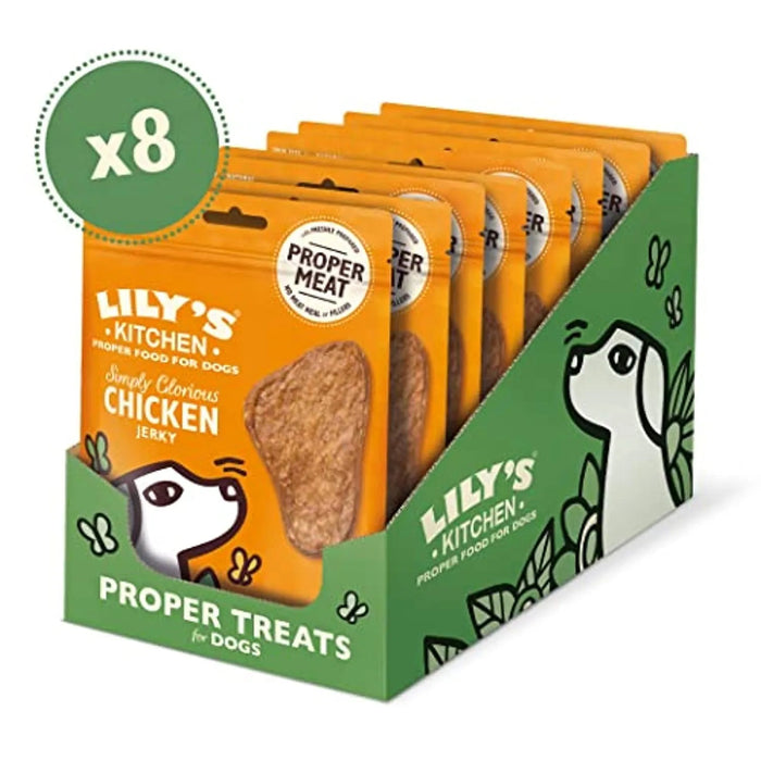 Lily's Kitchen Pedaços de Frango, caseiros, simples e deliciosos para cão - 8 pacotes de 70 gramas (560 gr) - PetDoctors - Loja Online