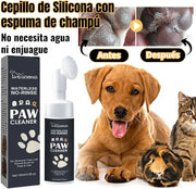 Limpador a seco, para patas e almofadas de patas de cães, escova com espuma de lavagem a seco, sem necessidade de água, elimina sujidade e bactérias, ecológico - PetDoctors - Loja Online