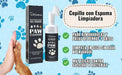 Limpador a seco, para patas e almofadas de patas de cães, escova com espuma de lavagem a seco, sem necessidade de água, elimina sujidade e bactérias, ecológico - PetDoctors - Loja Online