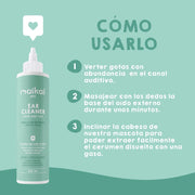 Limpador de ouvidos para cães e gatos (125ml) - PetDoctors - Loja Online