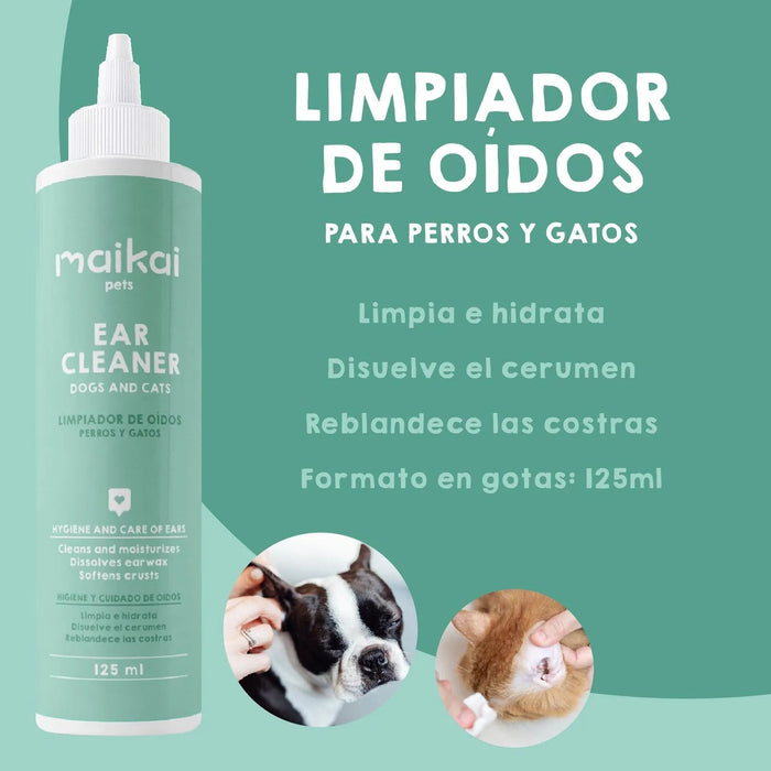 Limpador de ouvidos para cães e gatos (125ml) - PetDoctors - Loja Online