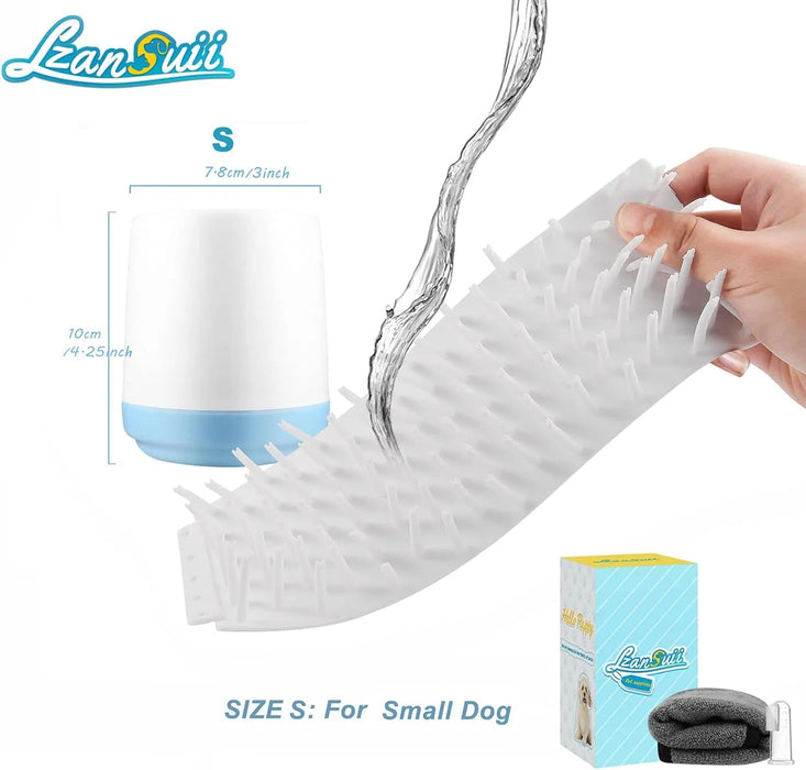 Limpador manual de patas para cão pequeno, com oferta de escova de dentes e toalha - PetDoctors - Loja Online