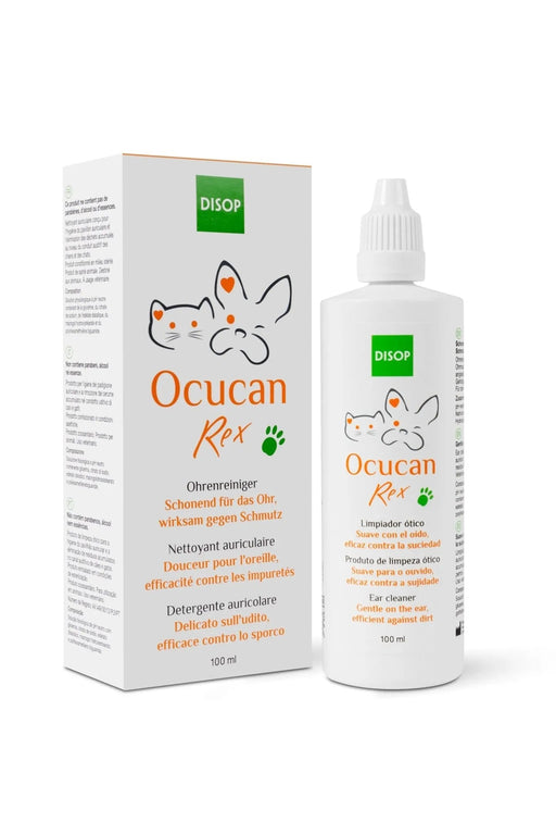 Limpeza Auricular - Limpeza de Ouvidos para cães e gatos OCUCAN REX 100 ml - PetDoctors - Loja Online