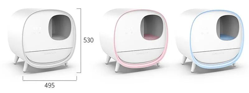Liteira / WC de Luxo, totalmente fechada e com desodorização automática - PetDoctors - Loja Online
