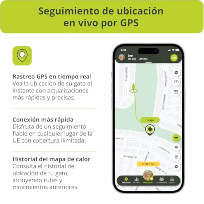 Localizador GPS para Gatos com Coleira de Segurança | Kippy Cat V2 - PetDoctors - Loja Online
