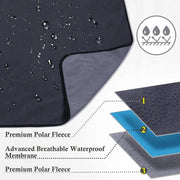 Manta / Cobertor macio de pelúcia para cães ou gatos, impermeável, quente, dupla - face - PetDoctors - Loja Online
