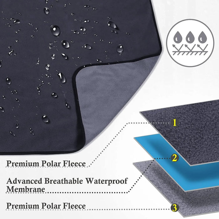 Manta / Cobertor macio de pelúcia para cães ou gatos, impermeável, quente, dupla - face - PetDoctors - Loja Online