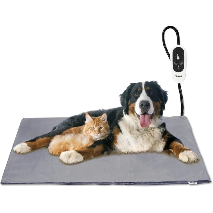 Manta elétrica para cães e gatos, temporizador ajustável, almofada aquecida - PetDoctors - Loja Online