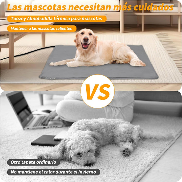 Manta elétrica para cães e gatos, temporizador ajustável, almofada aquecida - PetDoctors - Loja Online