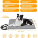 Manta elétrica para cães e gatos, temporizador ajustável, almofada aquecida - PetDoctors - Loja Online