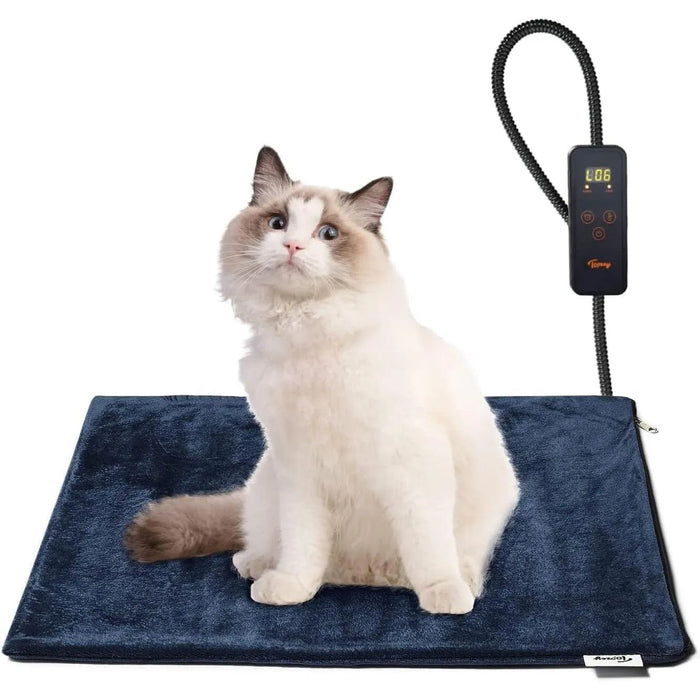 Manta elétrica para cães e gatos, temporizador ajustável, almofada aquecida - PetDoctors - Loja Online